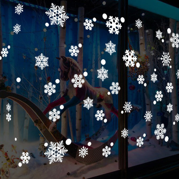 Miico,ABQ6001,Christmas,Sticker,Christmas,Snowflakes,Pattern,Stickers,Decorations