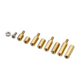 Suleve,M2.5BH1,180Pcs,Brass,Column,Standoff,Support,Spacer,Pillar,Cross,Screw,Assortment,Board