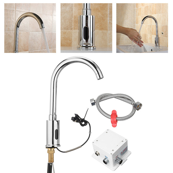 Automatic,Sensor,Water,Single,Degree,Swivel,Faucet,Basin,Mount,Bathroom