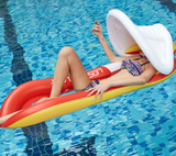 Summer,Inflatable,Chair,Detachable,Awning,Float,Mattresses,Swimming,Water,Sports,Beach,Adult
