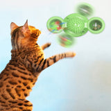 Interactive,Puzzle,Training,Around,Windmill,Turntable,Catnip,Tease,Scratching,itching,Brush