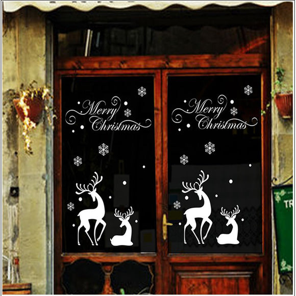Miico,DLX0984,Christmas,Sticker,Window,Pattern,Stickers,Removable,Christmas,Decorations