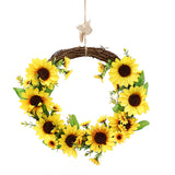 Artificial,Sunflower,Wreath,Flower,Wreath,Wedding,Party,Decorations