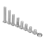 Suleve,M5SH2,150Pcs,Stainless,Steel,Socket,Button,Screw,Allen,Assortment