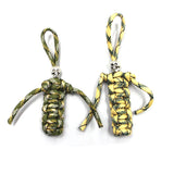IPRee,Paracord,Skull,Woven,Braided,Keychain