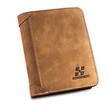 IPRee,Men's,Vintage,Blocking,Trifold,Wallet,Leather,Credit,Holder