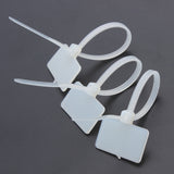 100pcs,White,Nylon,Cable,Label,Strap,Strip,Marking,3X100mm