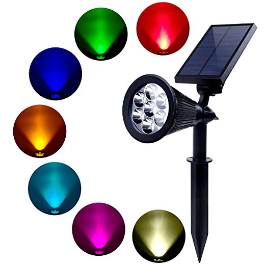 Solar,Lights,Outdoor,Solar,Outdoor,Color,Changing,Light,Adjustable,Garden,Light