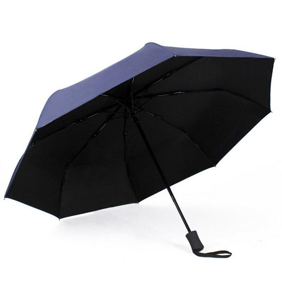 Fully,Automatic,Black,Rubber,Umbrella,Folding,Business,Umbrellas