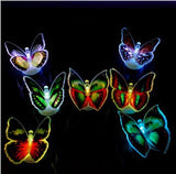 Flashing,Butterfly,Night,Light,Colors,Changing,Decorative,Lights,Stickers,Decor