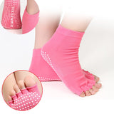 Women,Colorful,Finger,Socks,Exercise,Fitness,Sports,Pilates,Comfortable