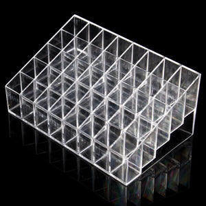 Clear,Acrylic,Lipstick,Holder,Stand,Display,Cosmetic,Makeup,Acrylic,Cosmetic,Organizer