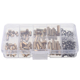 Suleve,M3BH9,180Pcs,Brass,Column,Standoff,Support,Spacer,Pillar,Stainless,Steel,Screws,Board
