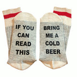 Cotton,Socks,Funny,Letterr,Printed,Middle,Socks