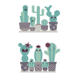 Miico,FX82028,Cartoon,Sticker,Cactus,Printing,Sticker,Glass,Decoration,Stickers,Sticker
