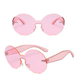 Women,Summer,Colorful,Round,Frame,Glassess,Outdooors,Protection,Glasses