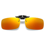 Women,Polarized,Sunglasses,Driving,Cycling,Night,Vision,Yellow,Square,Glasses,Clips,Unisex