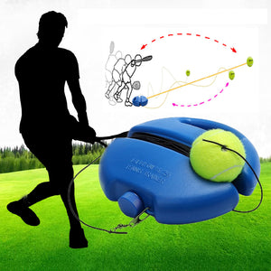 Single,Tennis,Trainer,Retractable,Rebound,Tennis,Training,Sport,Practice,Outdoor