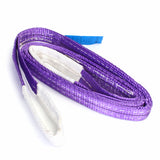 Purple,Double,Layer,Lifting,Sling,Tension,Bearing,Polyester,Sling,Strap