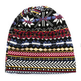 Women,Bohemian,Ethnic,Print,Beanie,Scarf,Double,Layers,Skullcap