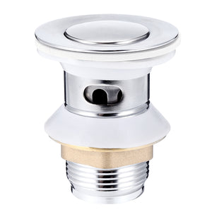 Chrome,Click,Clack,Slotted,Sprung,Button,Basin,Waste,Faucet