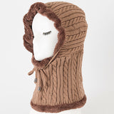Unisex,Windproof,Knitted,Beanies,Scarf,Winter,Outdoor,Camping,Cycling,Scarves