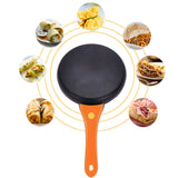 Orange,Kitchen,Electric,Griddle,Pancake,Baking,Crepe,Maker,Pizza,Machine