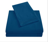 Peices,Polyester,Bedding,Wrinkle,Stain,Resistant,Hypoallergenic,Quilt,Cover