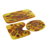 180x180cm,Sunflower,Fabric,Shower,Curtains,Waterproof,Toilet,Cover