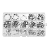 Suleve,MXSW5,225Pcs,Stainless,Steel,Washer,External,Retaining,Circlip