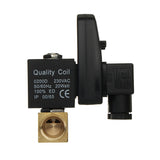 AC220V,Brass,Electric,Solenoid,Automatic,Timer,Compressor,Dryer,Drain,Water,Valve"
