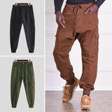 Cargo,Pants,Men's,Elastic,Waist,Loose,Slacks,Joggers,Harem,Pants