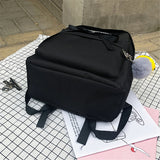 Canvas,Backpack,Waterproof,School,Travel,Shoulder,Ribbon,Handbag,Women