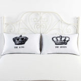 Bedding,Pillowcase,White,Pillowcase,Couple,Pillow