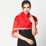 Women,Satin,Scarves,Solid,Color,Sunscreen,Beach,Towel,Shawl