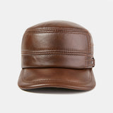 Winter,Genuine,Leather,Windproof,Outdoor,Layer,Leather,Trucker