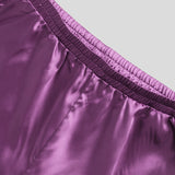 Men's,Women,Loose,Silky,Satin,Pajamas,Sleeve,Pants,Sleepwear