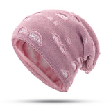 Women,Winter,Plush,Beanie,Outdoor,Double,Layers,Earmuffs,Skullcap