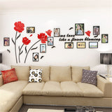Acrylic,Family,Photo,Picture,Frame,Sticker,Background,Decor