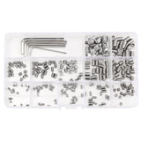 Suleve,MXSS3,240Pcs,Stainless,Steel,Allen,Screw,Socket,Point,Screws,Wrench,Assortment