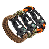 IPRee,Survival,Bracelet,Emergency,Paracord,Umbrella,Compass