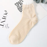 Women,Crystal,Hollow,Breathable,Socks