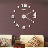 Emoyo,JM008,Creative,Large,Clock,Modern,Clock,Mirror,Numbers,Stickers,Office,Decorations