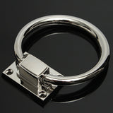 Stainless,Steel,Knocker,Pulls,Handle,Rings,Shiny,Silver,Wooden,Chair