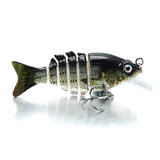 ZANLURE,4Piece,Multi,Jointed,Fishing,Baits,Lifelike,Segments,Swimbait,Crankbaits"