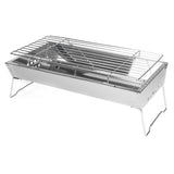 45x24x7.5cm,Stainless,Steel,Grill,Outdoor,Stainless,Barbecue,Portable,Camping,Barbecue,Grill,Multifunction,Stove