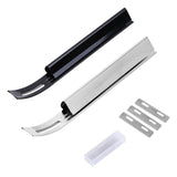 KCASA,Stainless,Steel,Blade,Leather,Craft,Leather,Skiving,Cutting,Leather,Craft