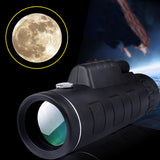 IPRee,40X60,Upgraded,Outdoor,Monocular,Compass,Optic,Light,Level,Night,Vision,Telescope,Camping,Travel
