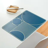 Waterproof,Grease,Proof,Simple,Geometry,Pattern,Resistant,Insulating,Placemat