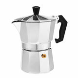 450ml,Silver,Aluminum,Octagonal,Mocha,Coffee,Percolator,Maker